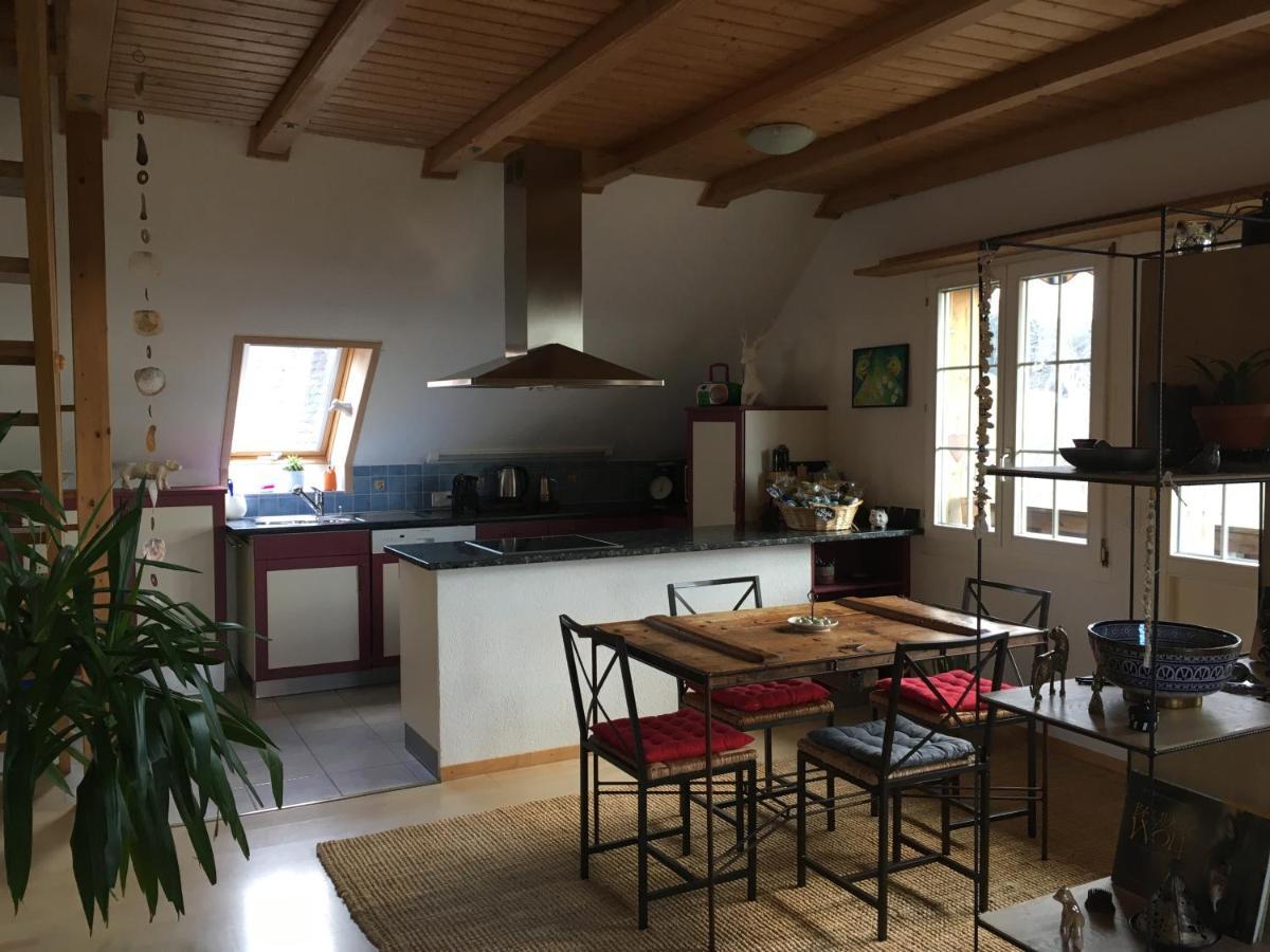 3,5 Zimmerferienwohnung Schwalbenaescht Rueeggisberg מראה חיצוני תמונה