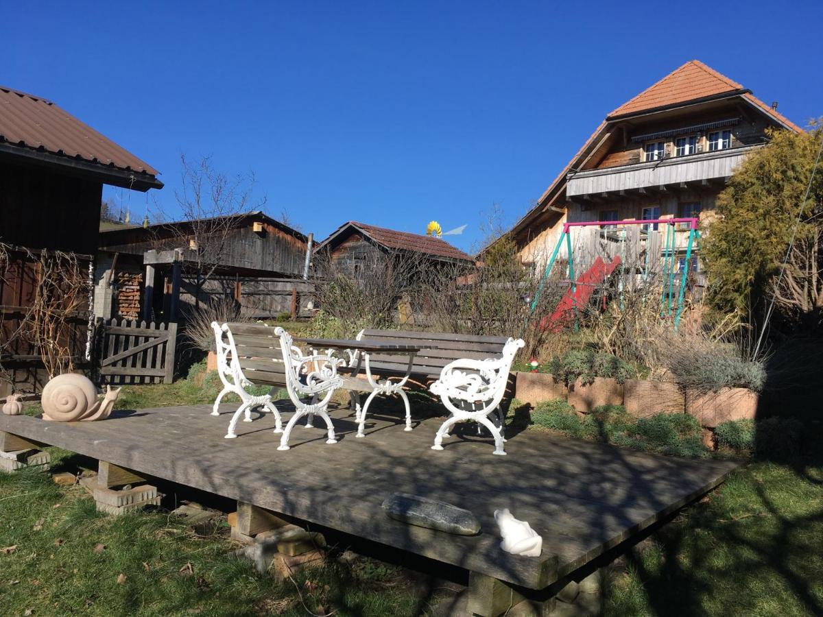 3,5 Zimmerferienwohnung Schwalbenaescht Rueeggisberg מראה חיצוני תמונה